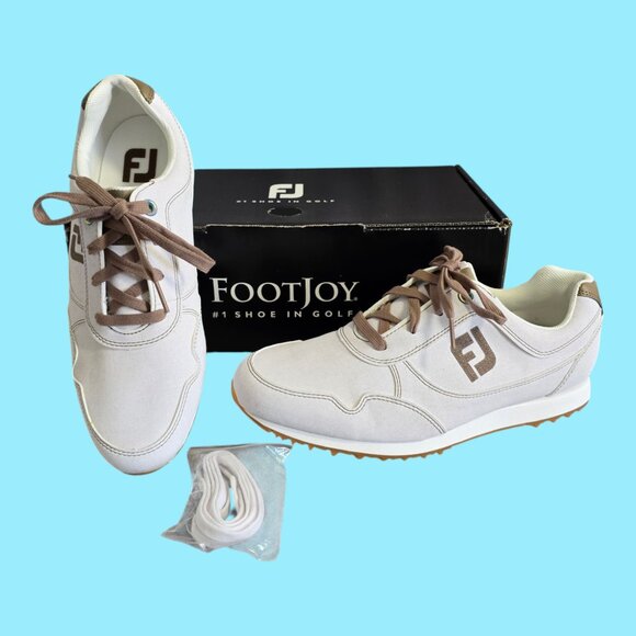 FootJoy Shoes - NEW! FootJoy FJ Sport Retro Spikeless Golf Shoes 92388 White Women's Size 9.5M